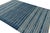 Rug & Kilim Rug & Kilim's Contemporary Dhurrie Rug in Blue and Off-White Stripes - 13x19 For Sale - Image 4 of 8