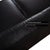 Animal Skin Visavis Leather Three-Seater Black Sofa by Brühl For Sale - Image 7 of 13