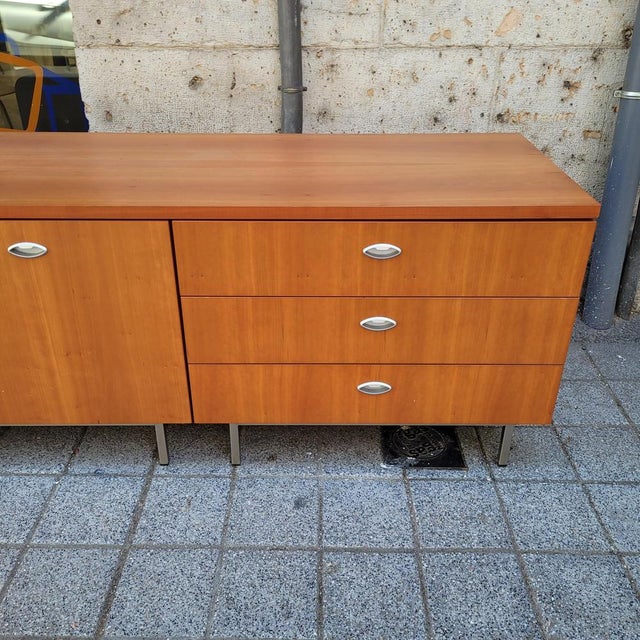 Mid-Century Sideboard in Wood and Steel after George Nelson, 1970s For Sale - Image 14 of 18