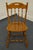 American Ethan Allen Heirloom Nutmeg Maple Colonial Early American Spindle Back Dining Side Chair 10-6002 For Sale - Image 3 of 10