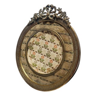 Bronze and Glass Rococo Frame, France, 1890s For Sale