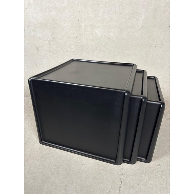 Vintage Nesting Tables by Peter Ghyczy for Horn Collection, 1970s, Set of 3 For Sale - Image 11 of 11