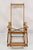 Lloyd Manufacturing Co. Antique Art Deco Folding Oak Wood Steamer Ship Reclining Deck Chair by Lloyd's For Sale - Image 4 of 12