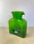 Blenko Mid 20th Century Blenko Emerald Green Double Spout Water Bottle Pitcher For Sale - Image 4 of 9