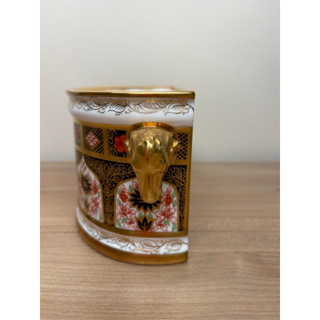 Early 21st Century 2007 Royal Crown Derby Imari Bough Pot For Sale - Image 5 of 14