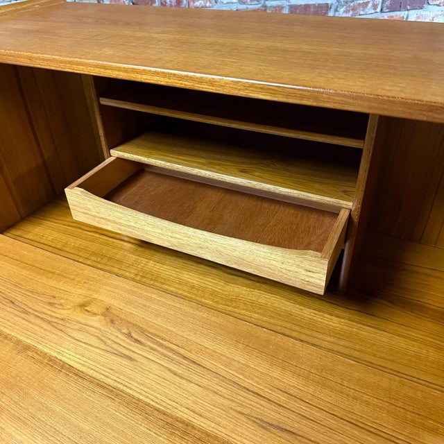 Brown Turnidge of London Secretary, Teak, 1970 For Sale - Image 8 of 8