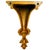 Vintage Italian Neoclassical Style Gilt Fluted Wall Brackets - A Pair For Sale - Image 9 of 9
