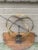 Bronze Large Classical Iron and Brass Armillary Sphere Garden Sculpture on Stand – English Estate Style For Sale - Image 8 of 12