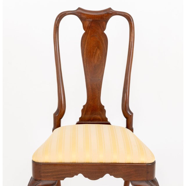 Pair of Kindel George II Style Mahogany Side Chairs For Sale In New York - Image 6 of 9