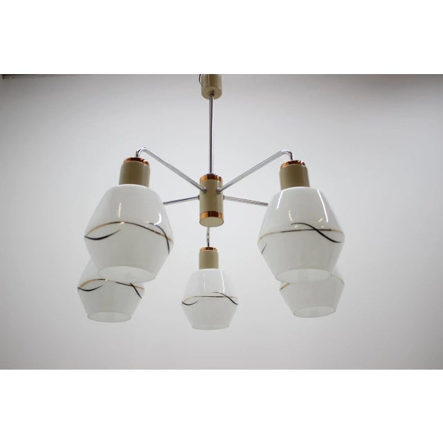 Large Chandelier from Drukov, 1970s For Sale - Image 10 of 11