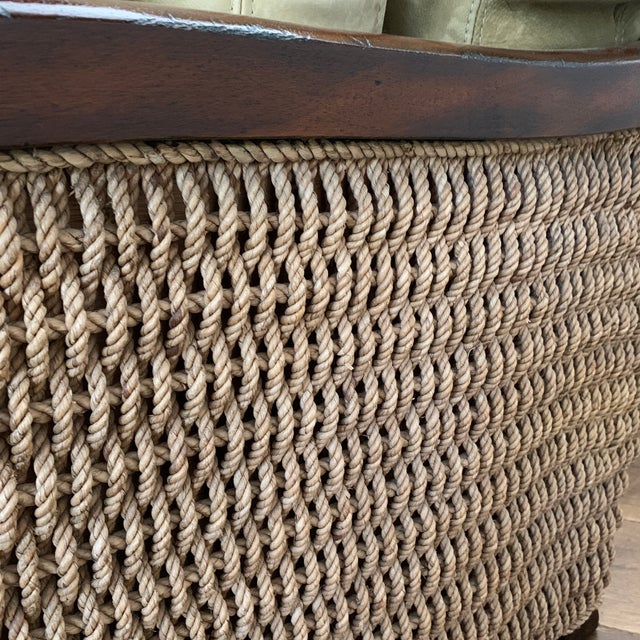 Ralph Lauren Rope Rattan Chairs For Sale In Los Angeles - Image 6 of 13