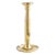 Continental Seam Cast Brass Columnar Candlestick, 1815-30 For Sale