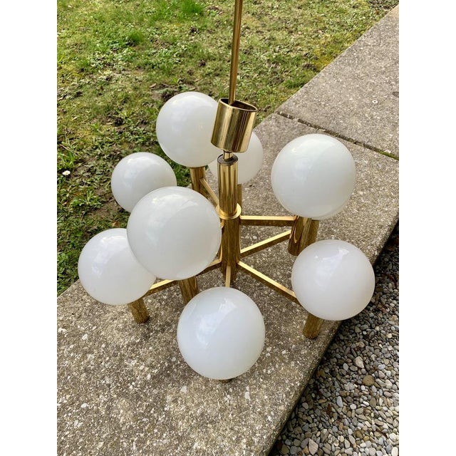 Space Age Ceiling Light in the style of Sciolari, 1960s For Sale - Image 4 of 16