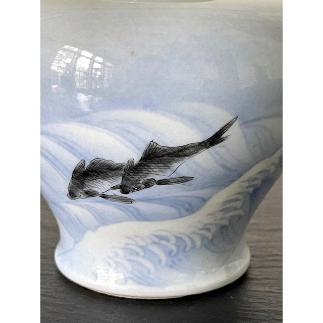 Japonisme One of The Two Japanese Ceramic Vases Makuzu Kozan Meiji Period For Sale - Image 3 of 18