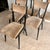 Dining Chairs in Black Lacquered Wood and Velvet attributed to Silvio Cavatorta, Italy, 1950s, Set of 6 For Sale - Image 9 of 12