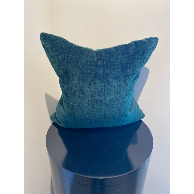 Modern Pine Green Pindler Pillow For Sale - Image 3 of 4