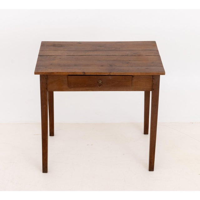 French Provincial French Provincial Pine Work Table For Sale - Image 3 of 8