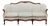 Vintage French Provincial Louis XV Style Sofa / Loveseat Settee by Fogle Furniture Co. – Carved Hardwood Frame & Damask Upholstery For Sale