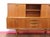 1960s Mid Century Modern Vintage Teak Tall Credenza Sideboard Buffet in the Style of G Plan Danish Style For Sale - Image 10 of 14