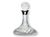 English Sterling Cuffed Cut Crystal Petite Liqueur Decanter For Sale - Image 3 of 6