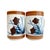 Elevate your coffee experience with the Holt Howard Stoneware Coffee Mug Set, featuring an exquisite abstract blue flowers...