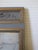 Wood Antique Trumeau Style Gray Painted Wall Mirror With Gold Leaf For Sale - Image 7 of 12