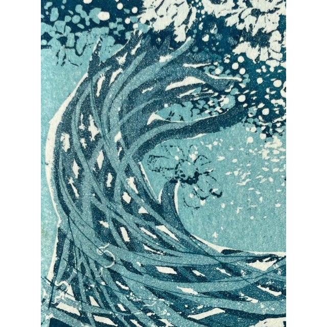 Ginette Sexer, Vague de fleurs, Etching For Sale - Image 7 of 9