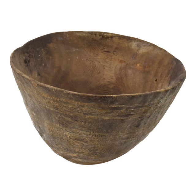 Early 20th Century Nupe Wood Bowl Nigeria For Sale