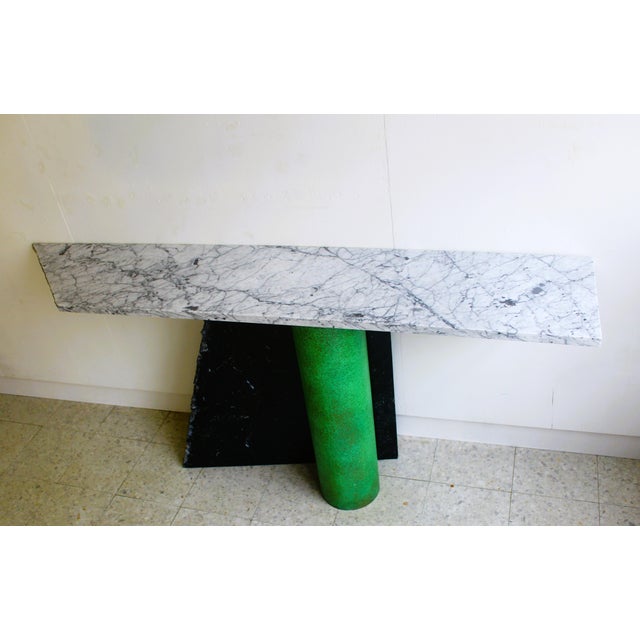 Italian Ambiguità Console Table by Lella and Massimo Vignelli for Casigliani, 1980s For Sale - Image 11 of 18