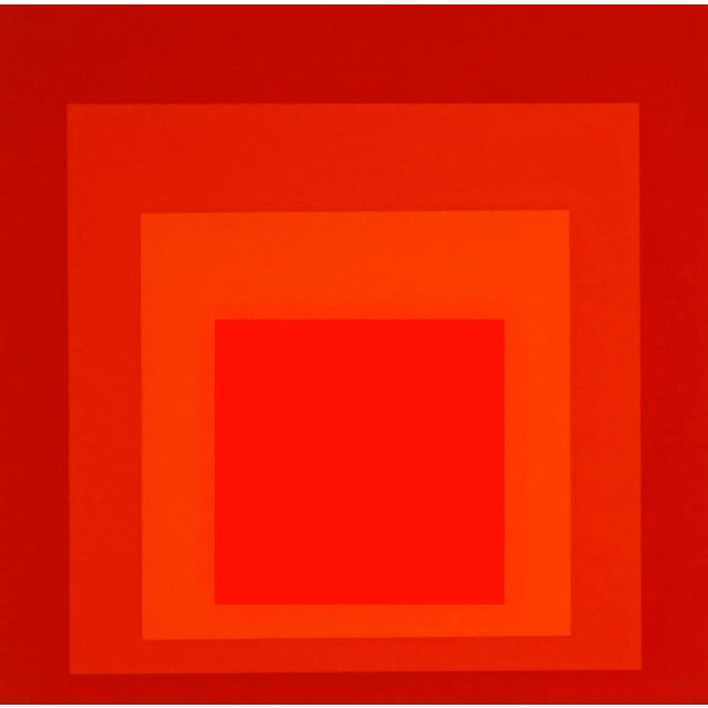 "Homage to the Square" serigraph by Josef Albers from the monumental "Formulation : Articulation" published by Harry N....
