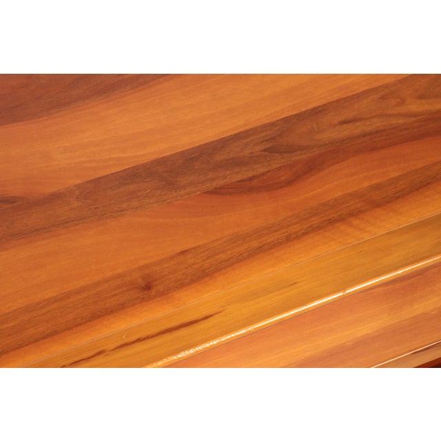 Wood Italian Walnut Bedside Tables, 1970s, Set of 2 For Sale - Image 7 of 12