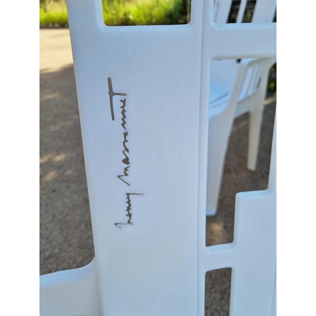 Stackable Plastic Chair by Pierre Paulin for Henry Massonnet 1980s For Sale - Image 18 of 18