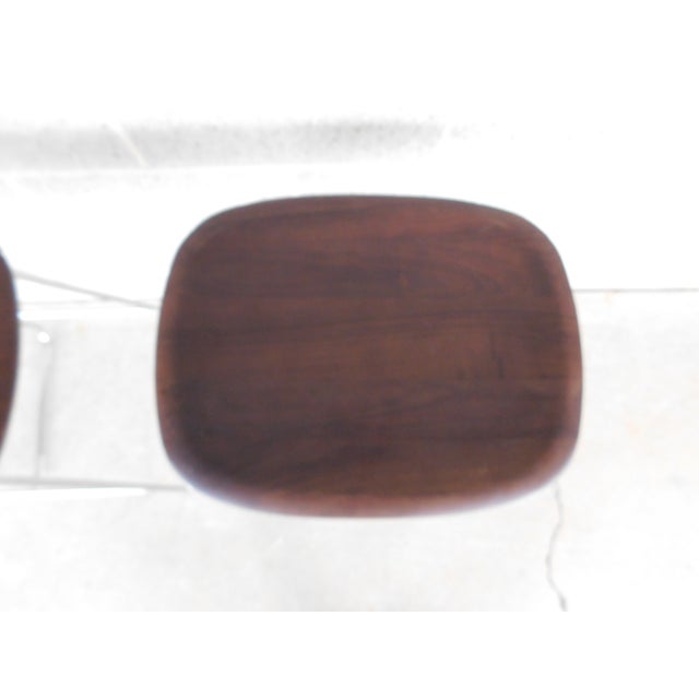 Brown Laine Barstools by Dafne Koz for Bernhardt - Set of 4 For Sale - Image 8 of 17