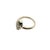1950s Retro 14k Gold and Diamond Navette Ring, Size 6.5 For Sale - Image 4 of 5