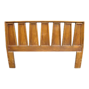 Lane Attributed Mid Century Walnut Headboard/Queen