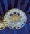 Glass Art Nouveau Silver-Plated Centrepiece with 2 Glass Inserts and Etched Motifs, 1903 For Sale - Image 7 of 9