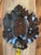 1910s American Art Nouveau Carved Mahogany Grape Leaf Tray by E. Kopriwa Co. For Sale - Image 9 of 12