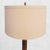 Traditional Vintage Real Gathered Bamboo Copper, Bronze Table Lamp With Linen Shade For Sale - Image 3 of 11