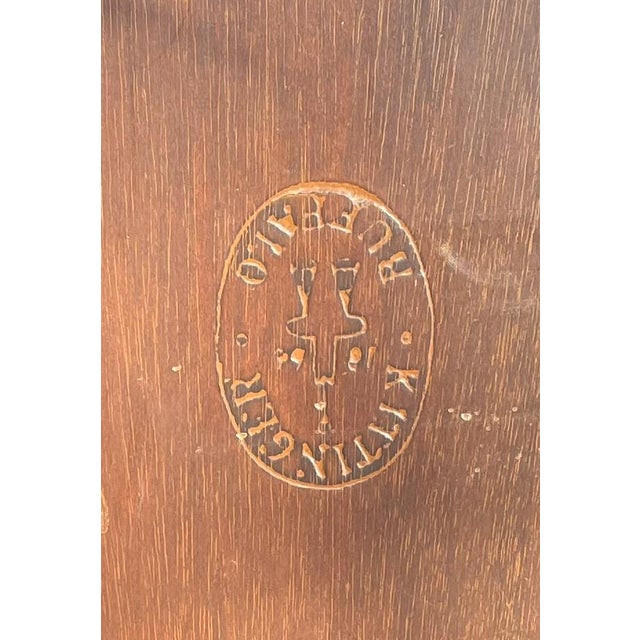 1960s Kittinger 9pc Dining Set W/ Banded Table & 8 Chairs / for Restoration For Sale - Image 16 of 18