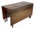 Vintage Federal Style Mahogany Drop-Leaf Dining Table For Sale
