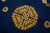 Art Deco 1920s Navy Blue Medallion Greek Key Antique Chinese Art Deco Knotted Rug For Sale - Image 3 of 9
