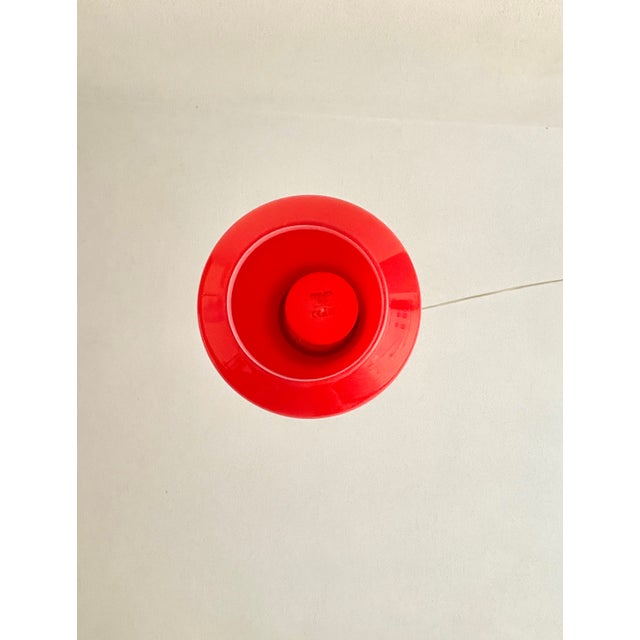 Mid-Century Modern Red Pendant Light attributed to Vetreria Vistosi Murano, 1960s For Sale - Image 12 of 15