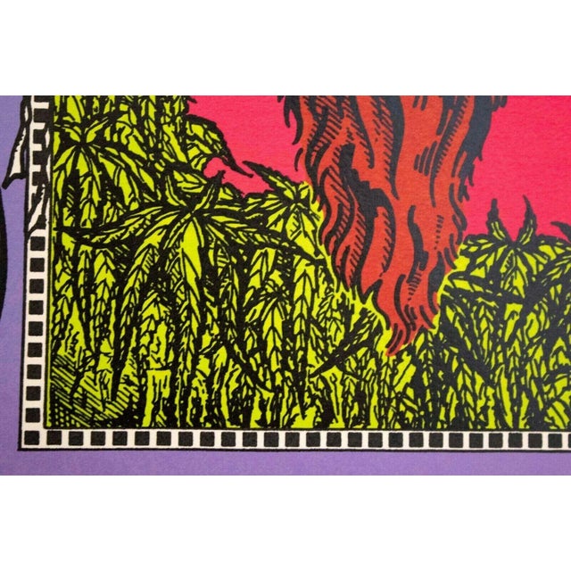 1990s 23rd Annual Hash Bash Ann Arbor 1994 Poster Signed For Sale - Image 5 of 10