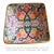 Floral Vibrant Decorative or Serving Bowl - Food Safe Resin Finish 11 in Sq For Sale - Image 4 of 4