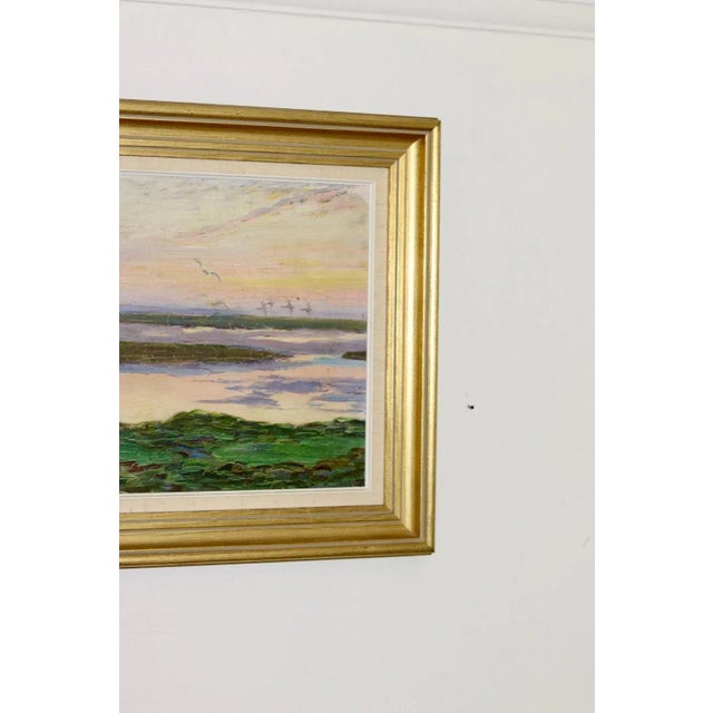William Gislander, Seabirds Over Ocean, 1917, Framed For Sale - Image 10 of 11