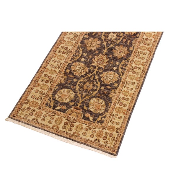 Ziegler Gray/Ivory Wool Runner Rug- 3'1'' X 9'3'' For Sale - Image 4 of 10