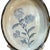 Vintage Studio Art Pottery Floral Tray Blue White For Sale - Image 11 of 13