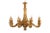 Louis XVI Style Chandelier in Carved and Gilded Wood by Dumez, 1950s For Sale - Image 6 of 6