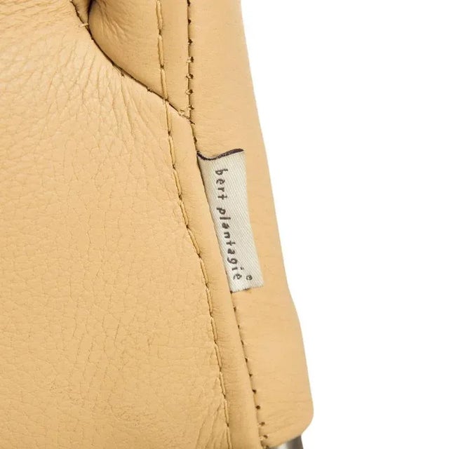 Beige Leather Dining Chairs from Bert Plantagie, Set of 4 For Sale - Image 6 of 11