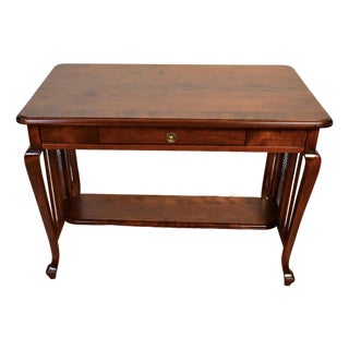 1930s English Regency Mahogany Office Desk / Writing Desk For Sale